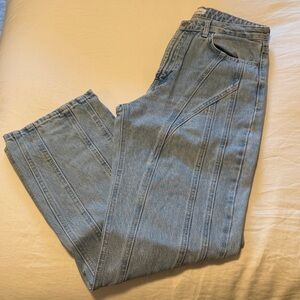 Zara Light Blue Relaxed Jeans